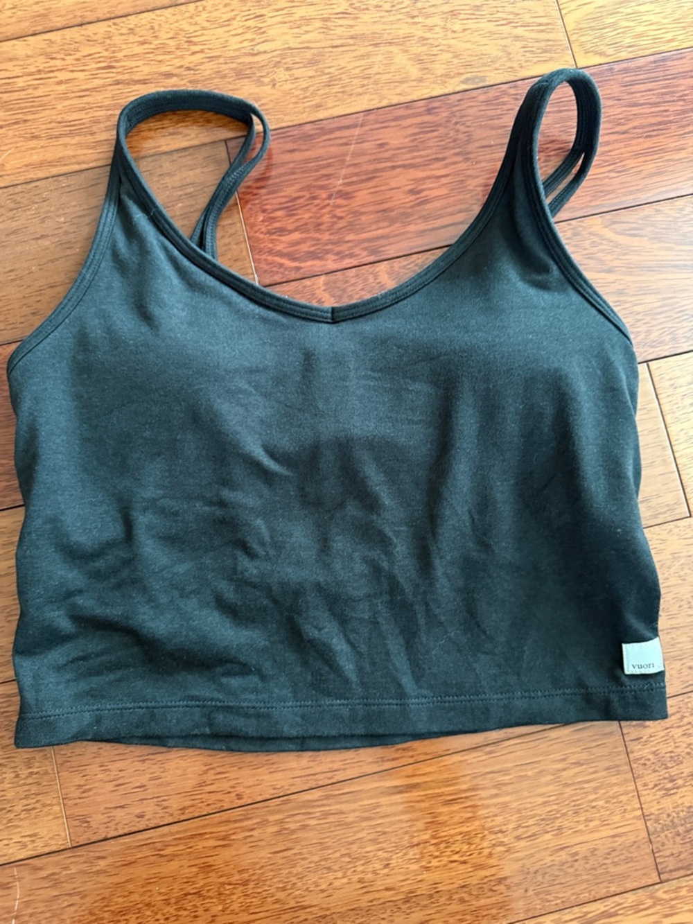 Vuori Halo performance crop size medium black